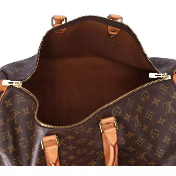 Louis Vuitton Monogram Keepall 45 Travel Boston Bag M41428 Weekender - Picture 10 of 11